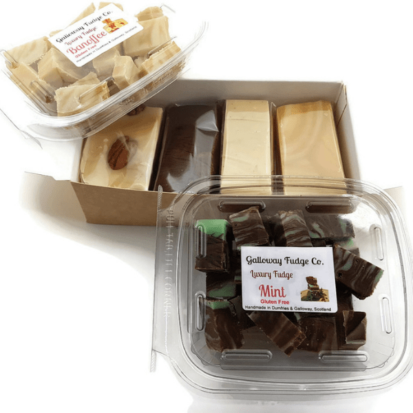 Sweeten Your Day with 400g Fudge Gift Box & 2 x Tubs Special Handmade